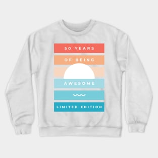 50 Year Old Gifts Vintage 1971 Limited Edition 50th Birthday Crewneck Sweatshirt